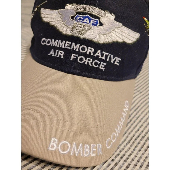 Ghost Squadron Commemorative Air Force Bomber Command Adjust Cap Hat Embroidered - Picture 8 of 8